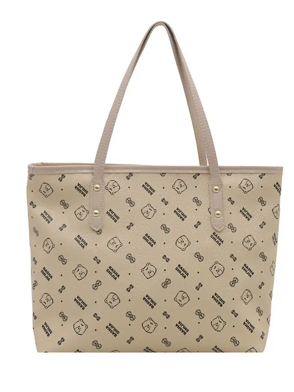 Women's Printed Leather Shoulder Bag Large Capacity 2025 - Image 9
