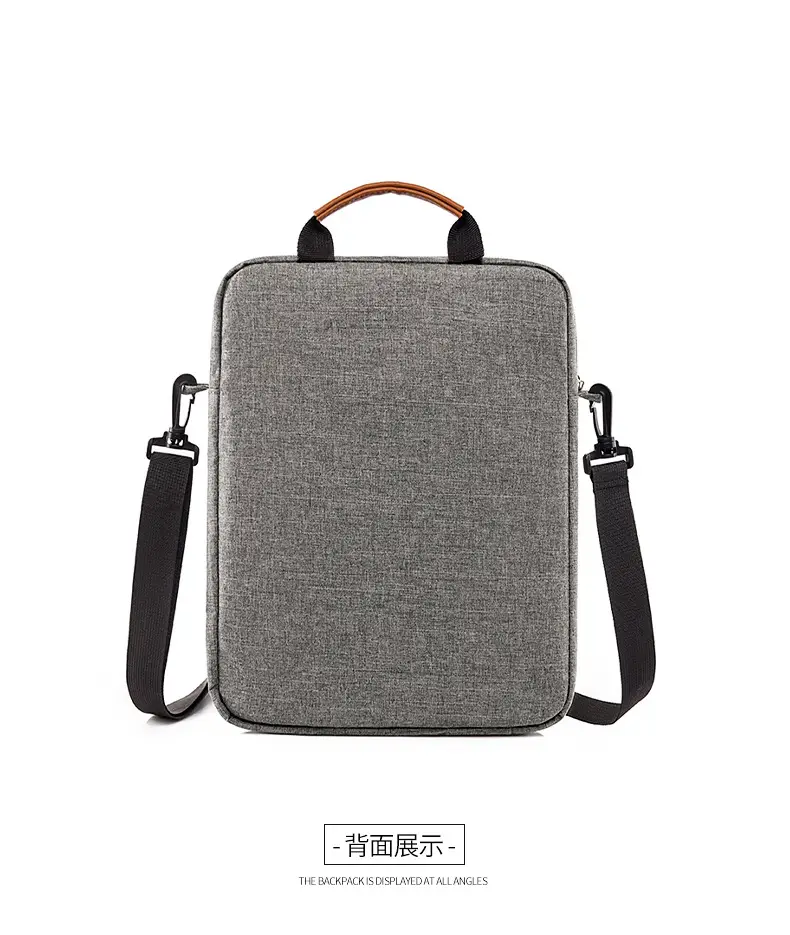 Business Casual Men's Black Oxford Shoulder Bag Large Capacity - Image 2