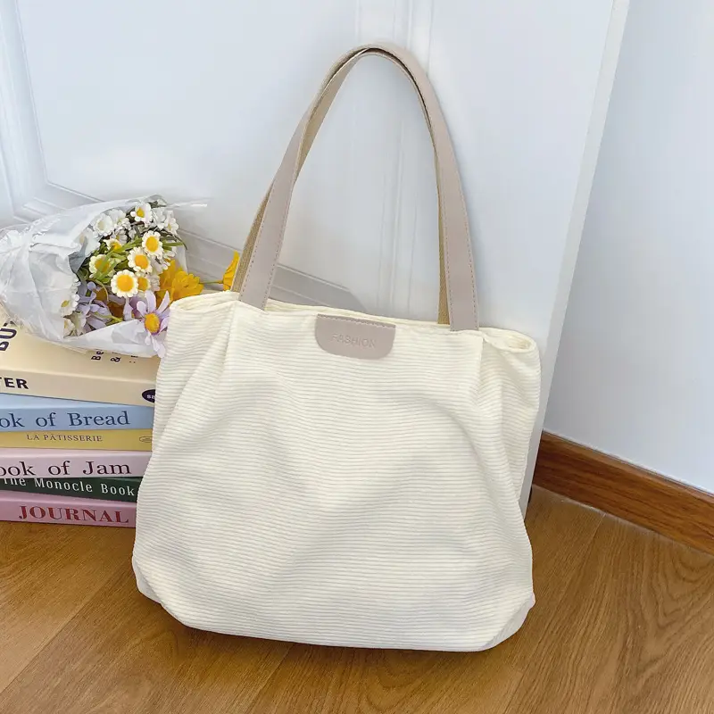 Grey Textured Shoulder Bag for College Students - Image 5