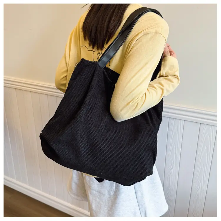 Grey Textured Shoulder Bag for College Students — feature 17