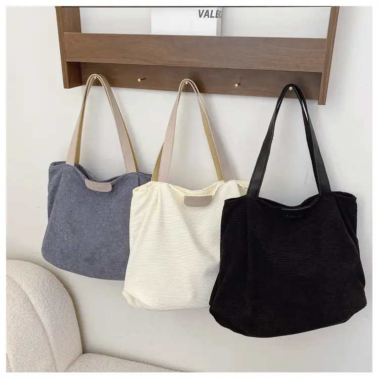 Grey Textured Shoulder Bag for College Students — feature 21