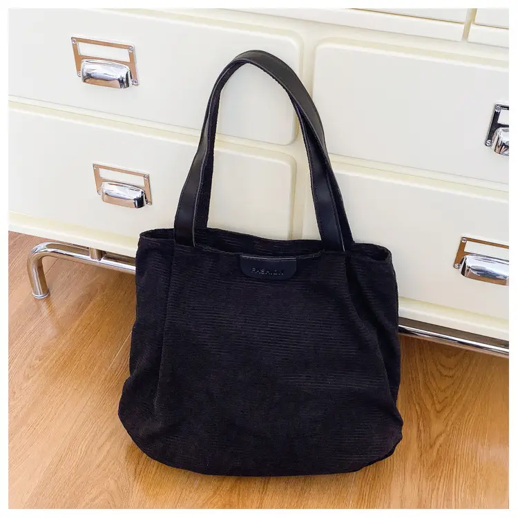 Grey Textured Shoulder Bag for College Students - Image 2