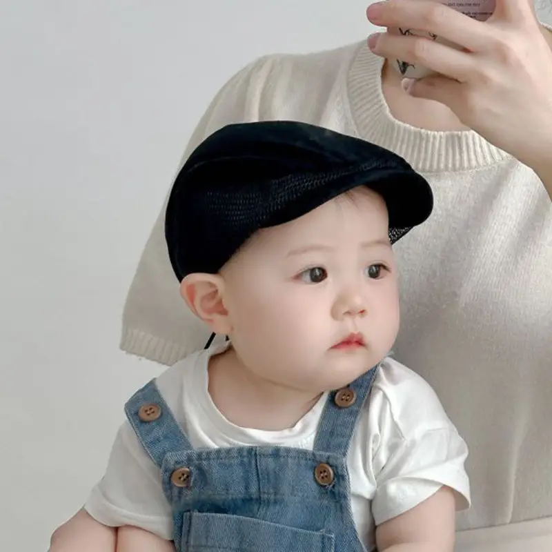Baby Beret Hat Boston 950 Beige Summer Cap — feature 11