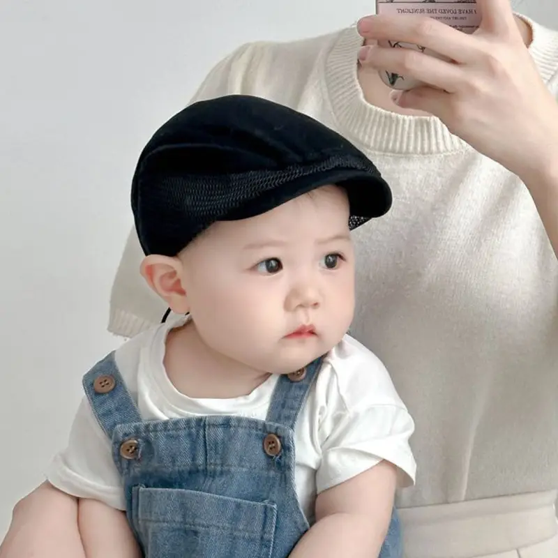 Baby Beret Hat Boston 950 Beige Summer Cap — feature 13