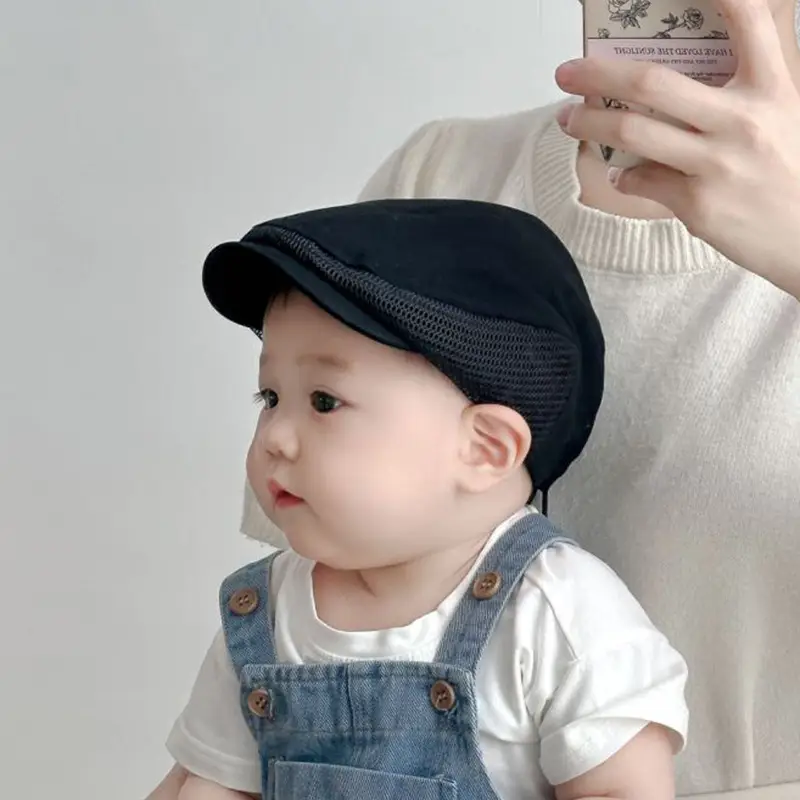 Baby Beret Hat Boston 950 Beige Summer Cap — feature 15