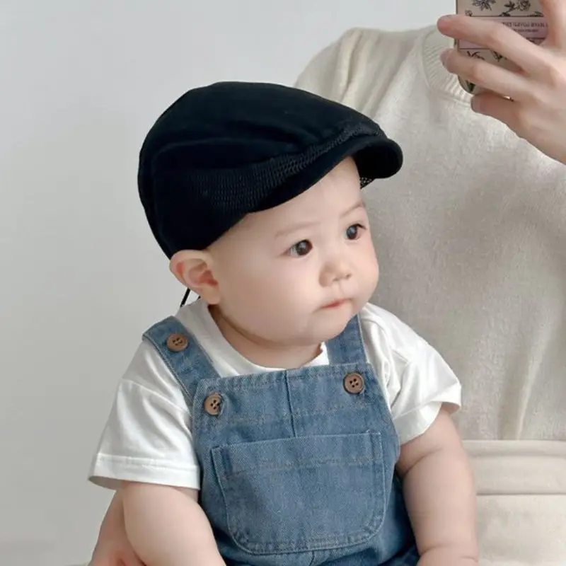 Baby Beret Hat Boston 950 Beige Summer Cap — feature 7