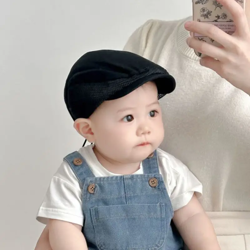 Baby Beret Hat Boston 950 Beige Summer Cap — feature 9