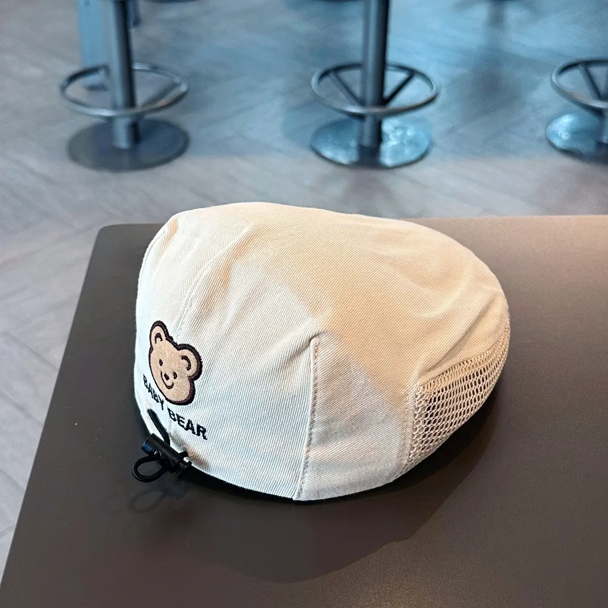 Baby Beret Hat Boston 950 Beige Summer Cap - Image 6