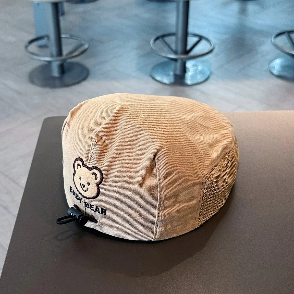 Baby Beret Hat Boston 950 Beige Summer Cap - Image 7