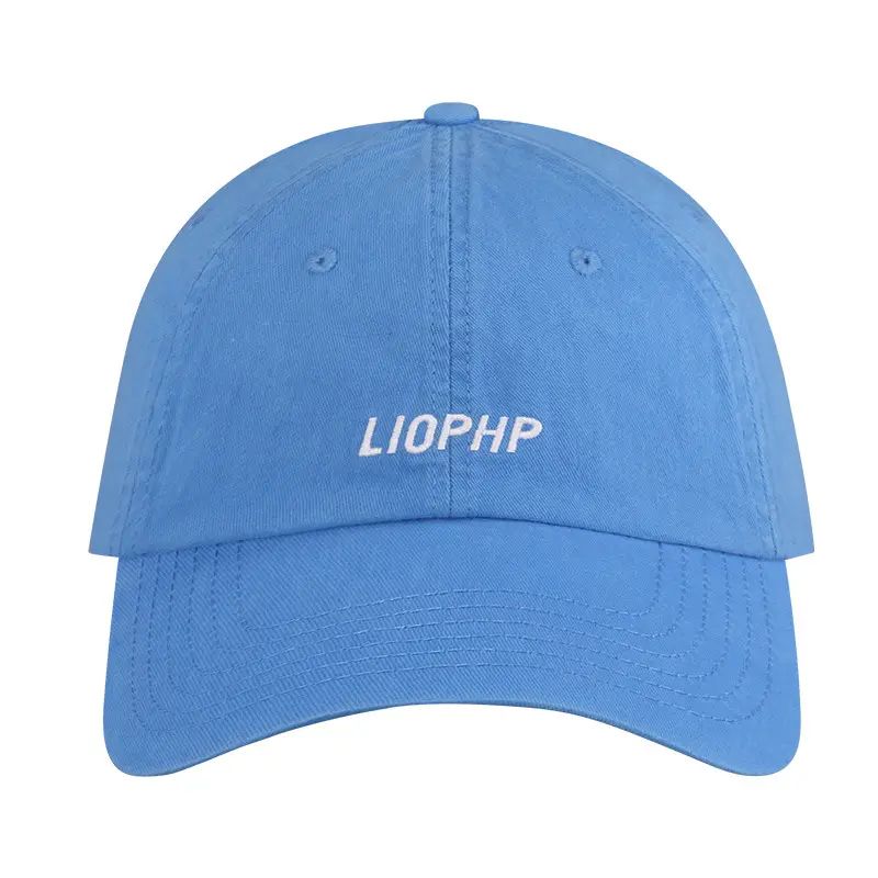 Spring Summer Baseball Cap White Red Blue Embroidered - Image 8
