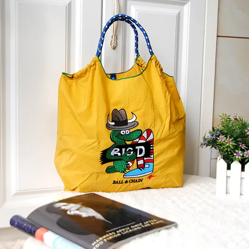Embroidered Crossbody Bag for Women Large Capacity Orange Blue - Image 12