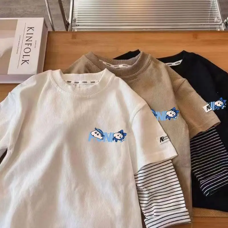 100% Cotton Cartoon Kids T-Shirt Spring Fall New Style — feature 4