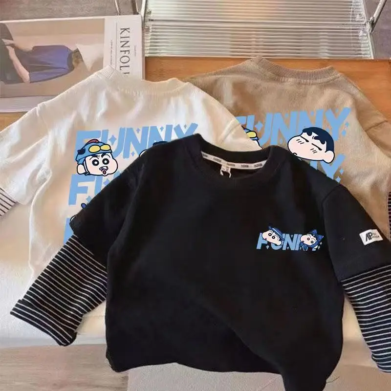 100% Cotton Cartoon Kids T-Shirt Spring Fall New Style — feature 5