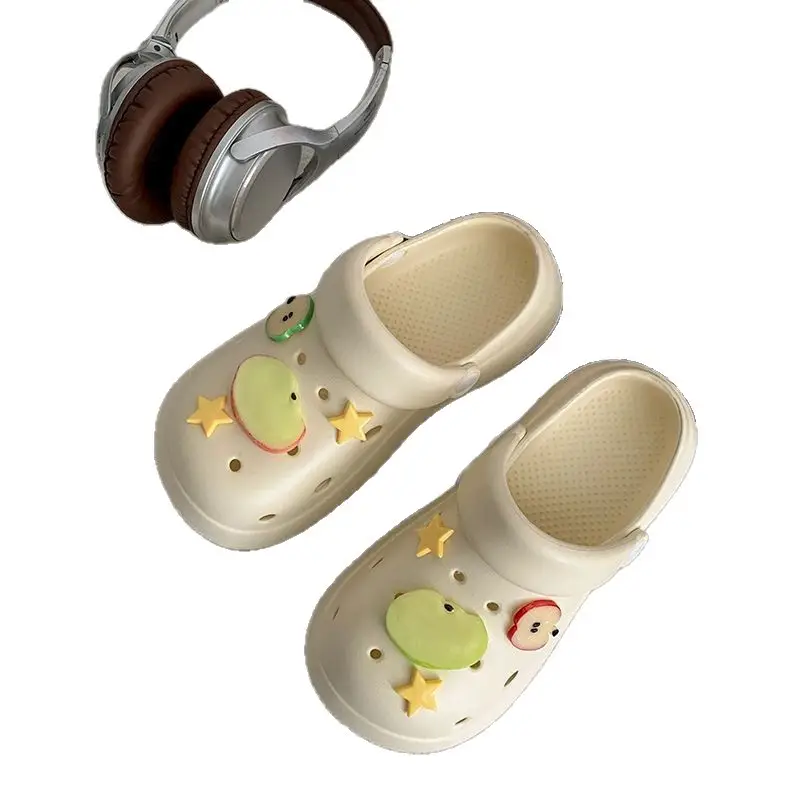 2026 Summer Fashion Dual-Wear Casual Eva Soft Thick-Soled Sandals Cute Tomato 3D Cat Hole Shoes for Women Outdoor Wear - Image 25