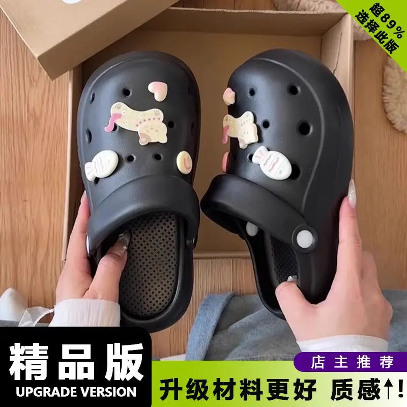 2026 Summer Fashion Dual-Wear Casual Eva Soft Thick-Soled Sandals Cute Tomato 3D Cat Hole Shoes for Women Outdoor Wear - Image 13