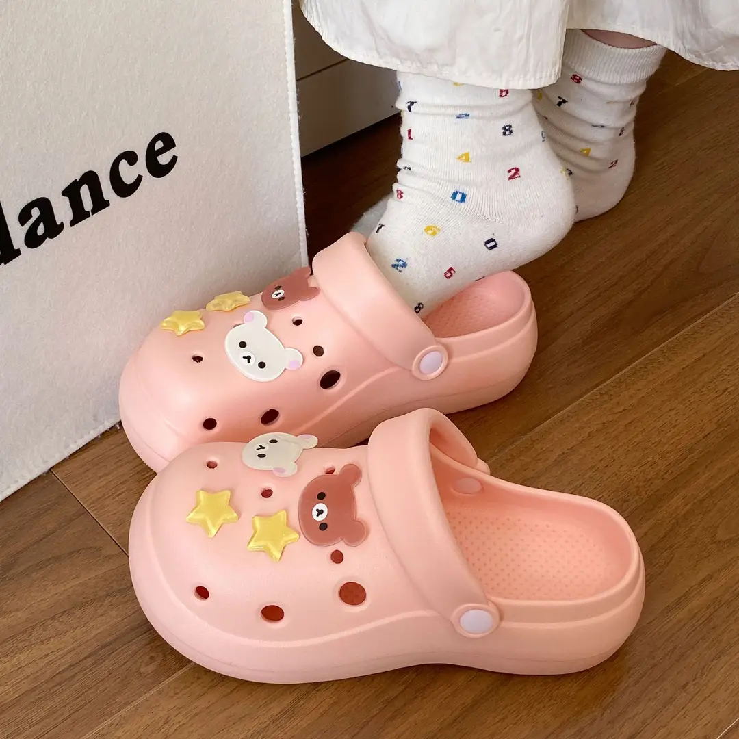 2026 Summer Fashion Dual-Wear Casual Eva Soft Thick-Soled Sandals Cute Tomato 3D Cat Hole Shoes for Women Outdoor Wear - Image 19