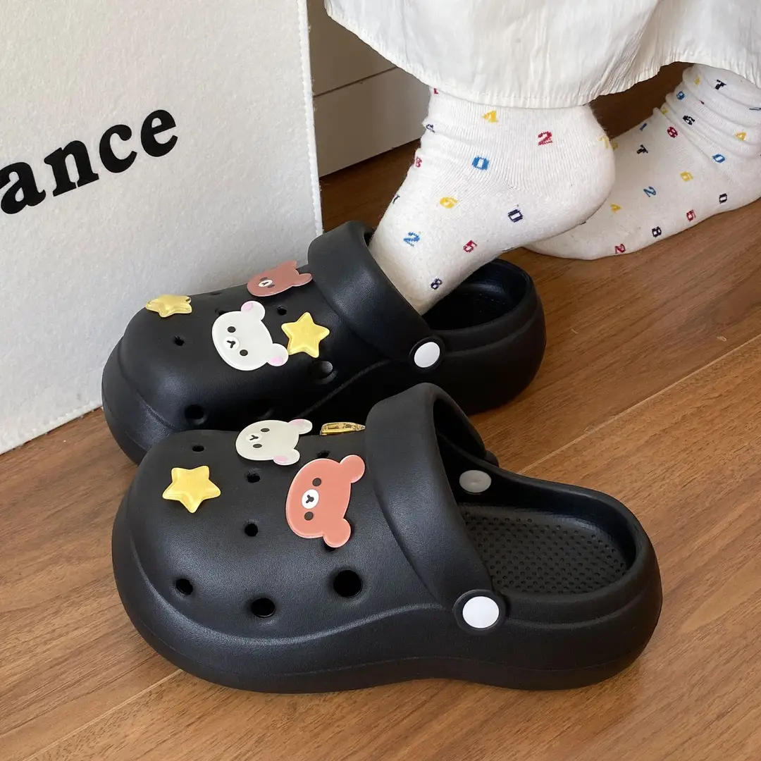 2026 Summer Fashion Dual-Wear Casual Eva Soft Thick-Soled Sandals Cute Tomato 3D Cat Hole Shoes for Women Outdoor Wear - Image 20