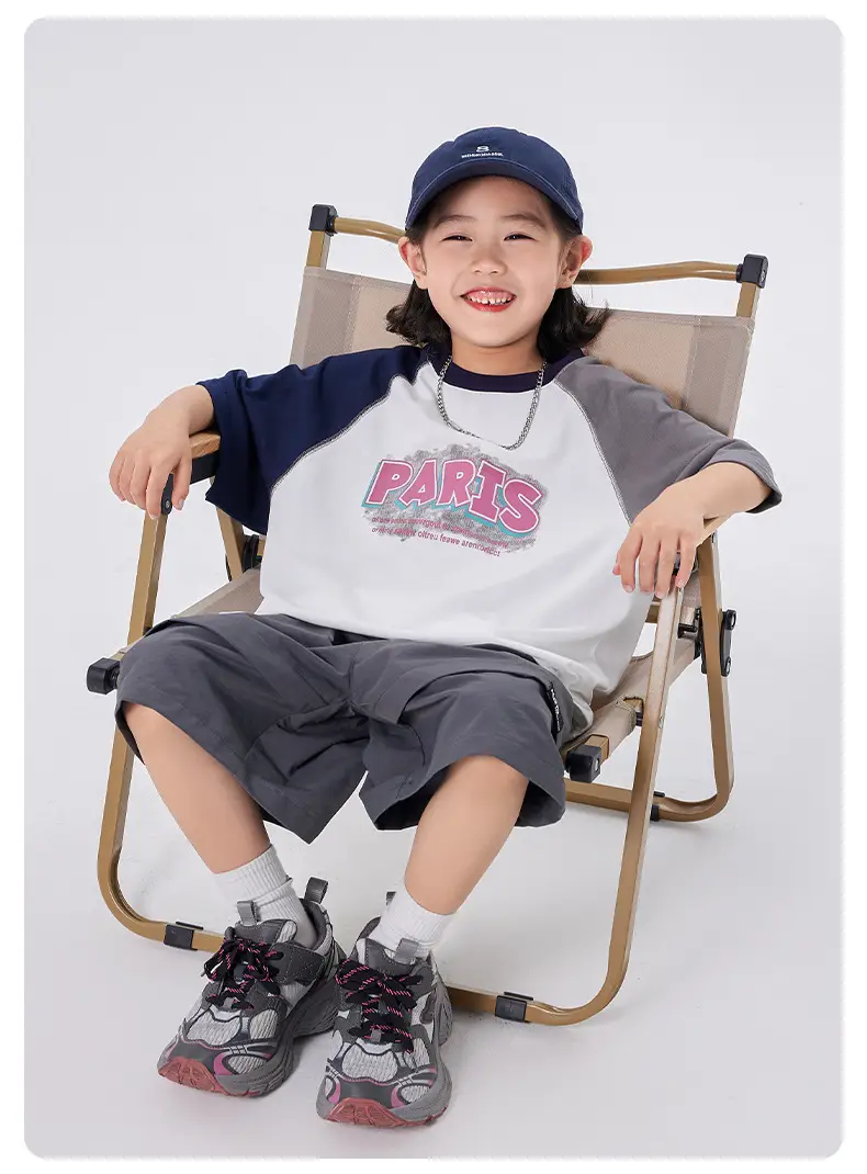 Boys Raglan Sleeve T-Shirt Summer 2025 Medium Large Kids â feature 10