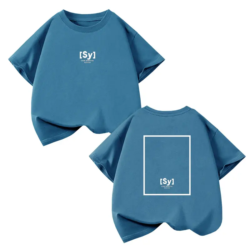 Children's Green T-Shirt 2026 Summer Drop Shoulder Half Sleeve - Image 5