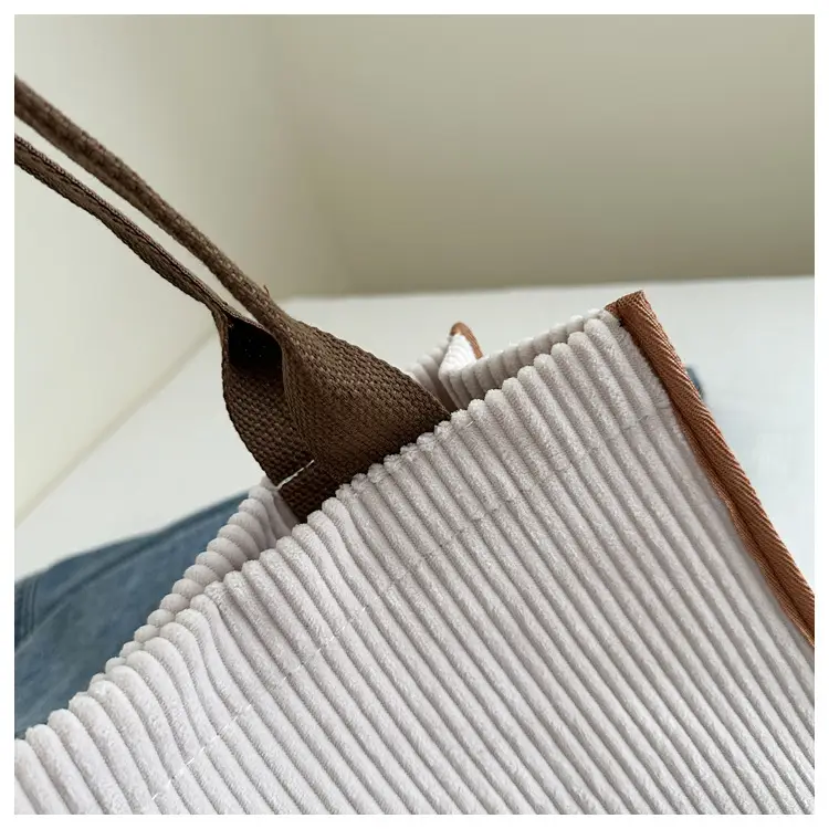 Women's Japanese Style Tote Bag Large Capacity Brown — feature 14