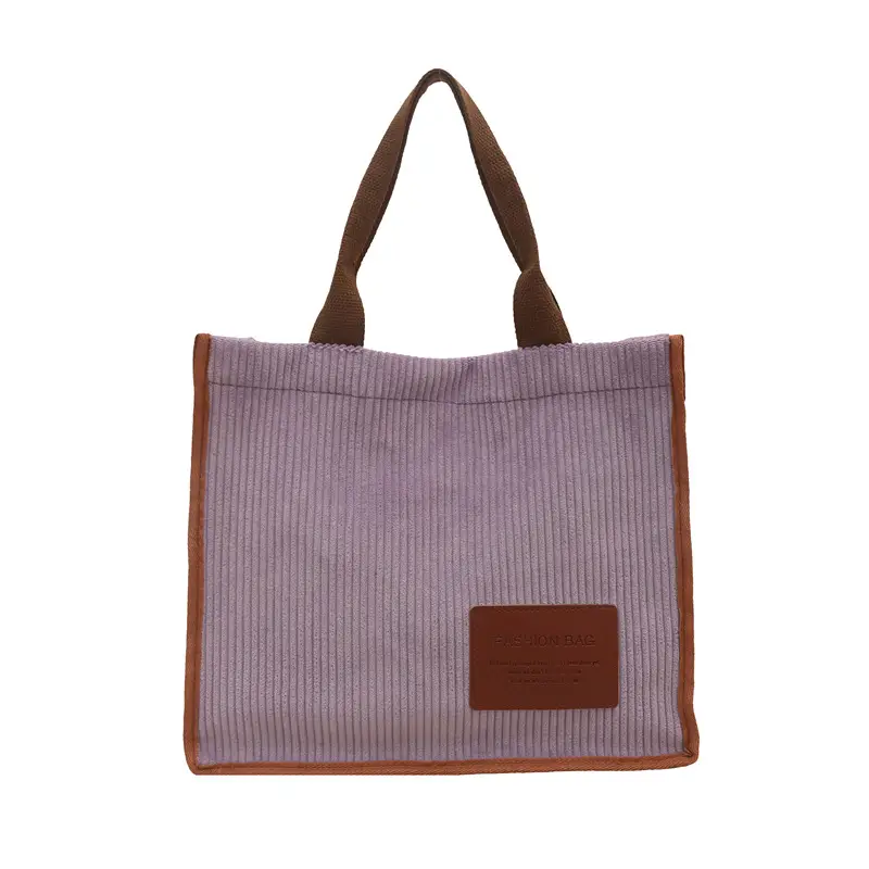 Women's Japanese Style Tote Bag Large Capacity Brown - Image 7