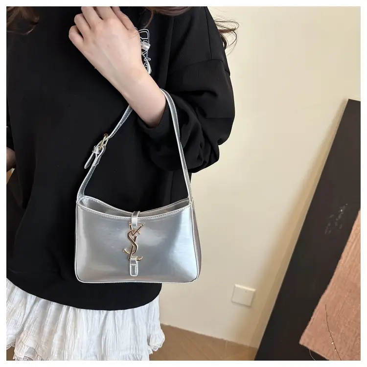 2025 Silver YSL Style Shoulder Bag for Women — feature 17
