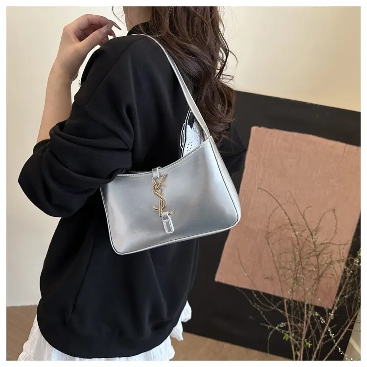 2025 Silver YSL Style Shoulder Bag for Women — feature 20