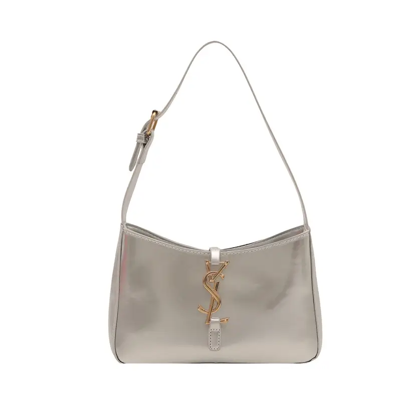 2025 Silver YSL Style Shoulder Bag for Women - Image 3