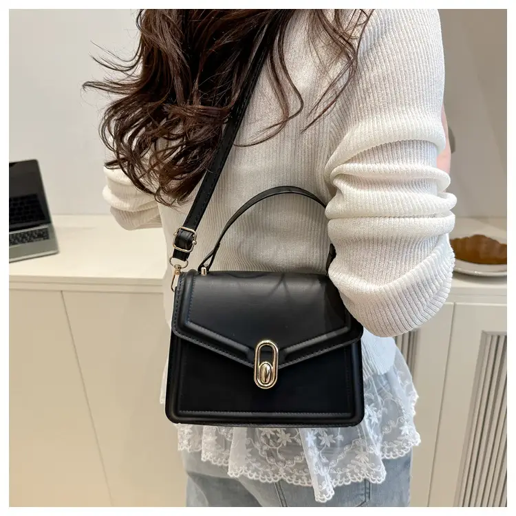 Black Square Shoulder Bag for Women 2026 — feature 45