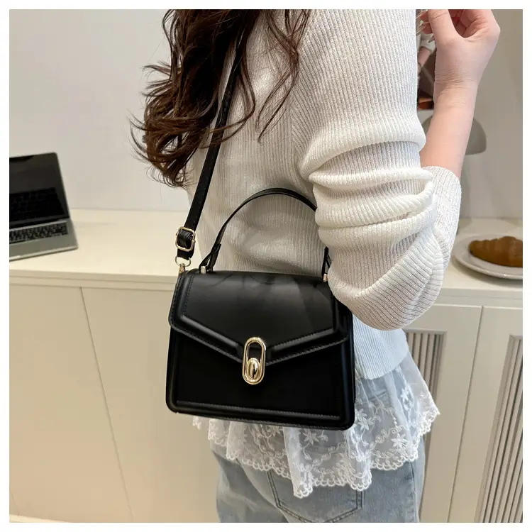 Black Square Shoulder Bag for Women 2026 — feature 46
