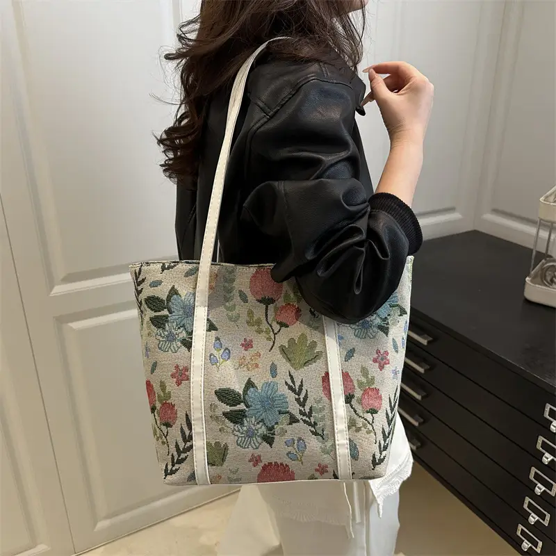 Women Floral Print Shoulder Bag 2025 New Style - Image 5