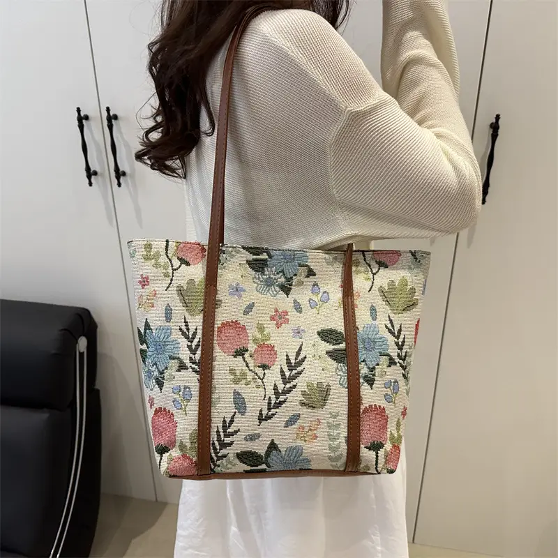 Women Floral Print Shoulder Bag 2025 New Style - Image 7