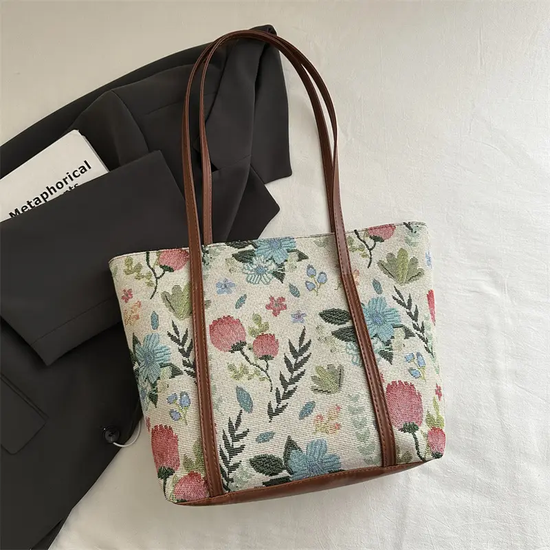 Women Floral Print Shoulder Bag 2025 New Style - Image 4