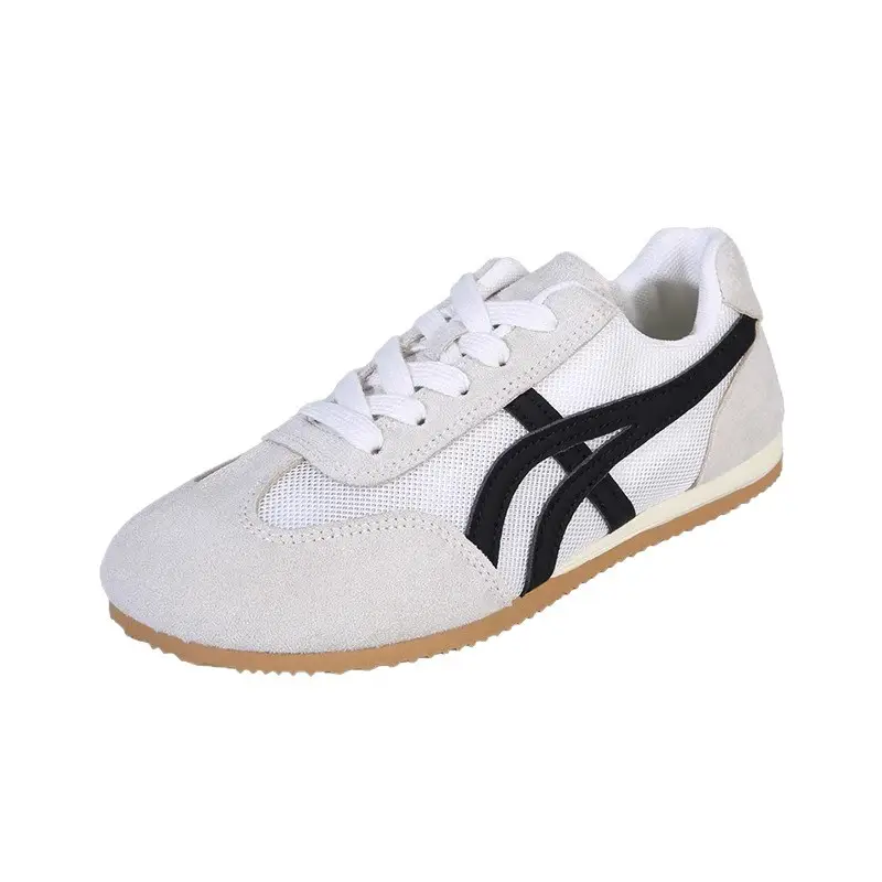 Genuine Leather Mesh German Training Shoes for Women 2025 Spring and Summer New Thick-Soled Round-Toe Comfortable and Versatile Casual Sports Forrest Gump Shoes Trend - Image 11