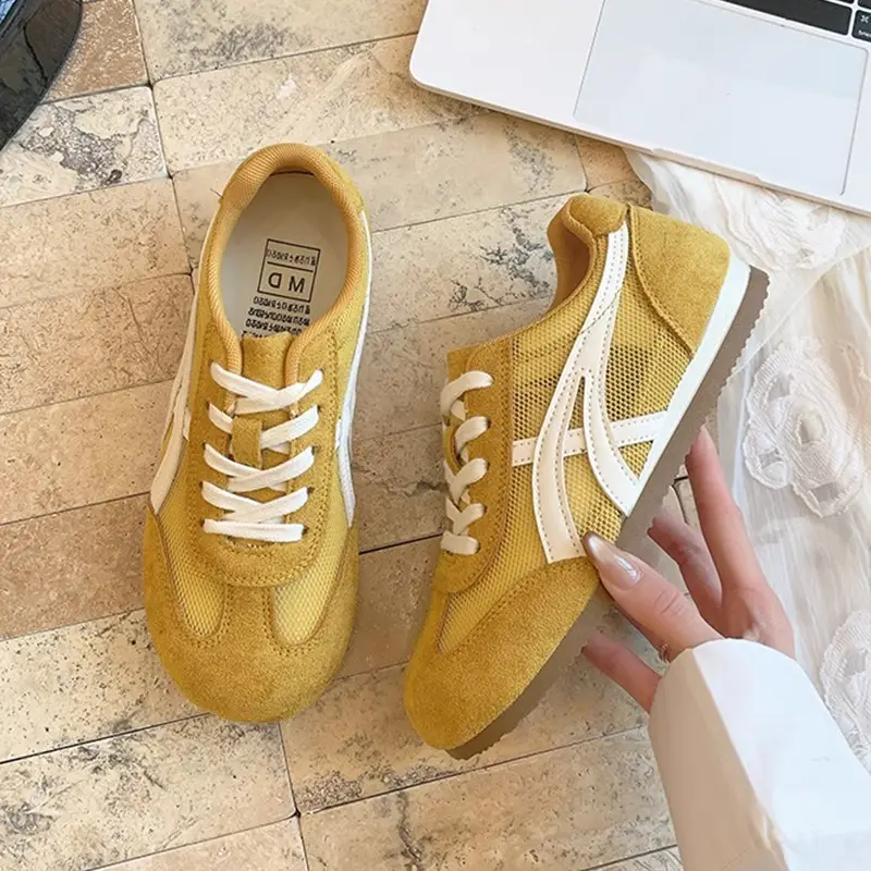 Women's Genuine Leather Thick Soled Training Shoes 2025 - Image 2