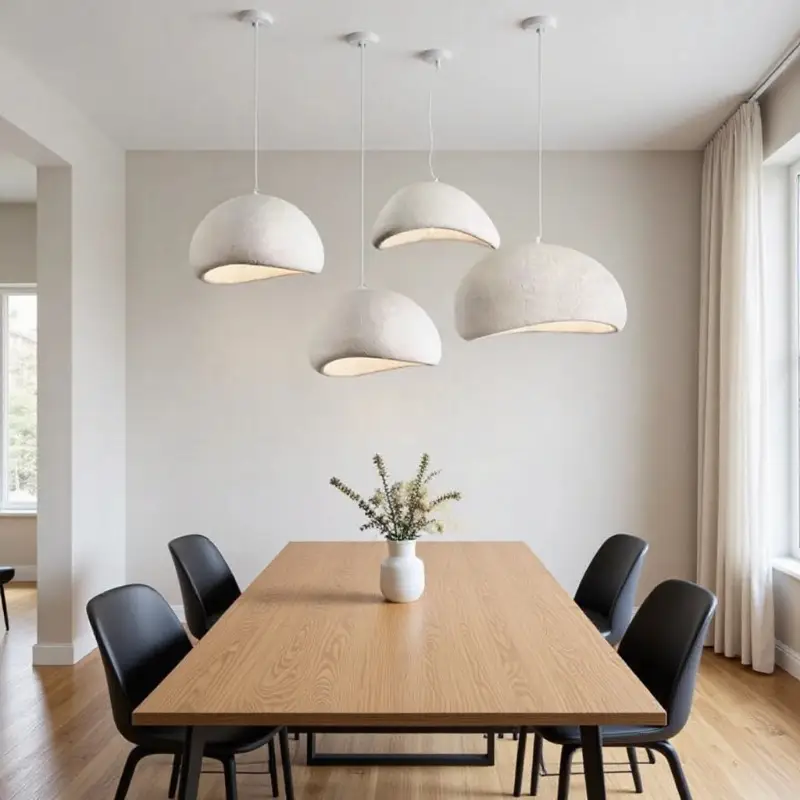 Cream Style B&B Hotel Villa Living Room Restaurant Japanese Creative Lamps Amazon Cross-Border Wabi-Sabi Style Chandelier
