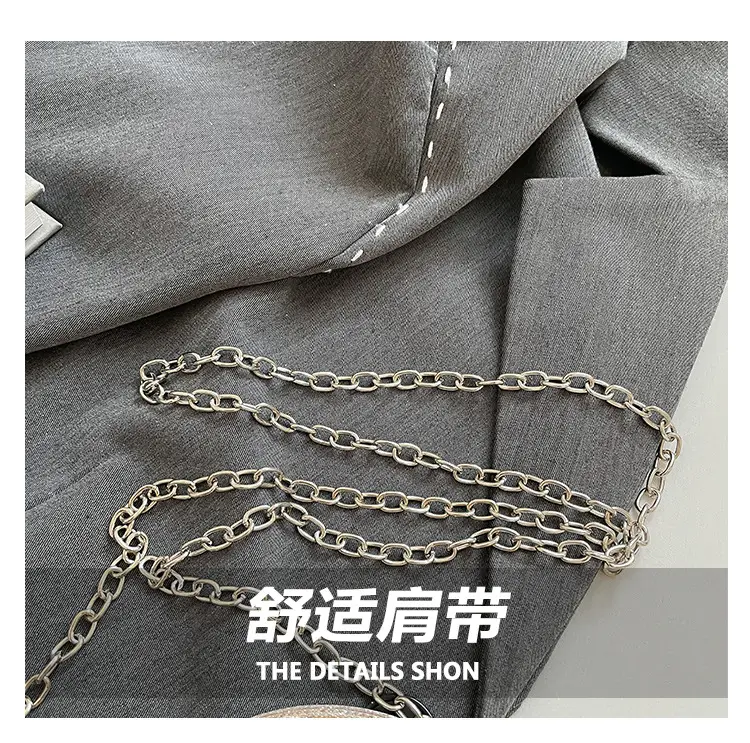 White Sparkly Square Crossbody Bag for Women — feature 5