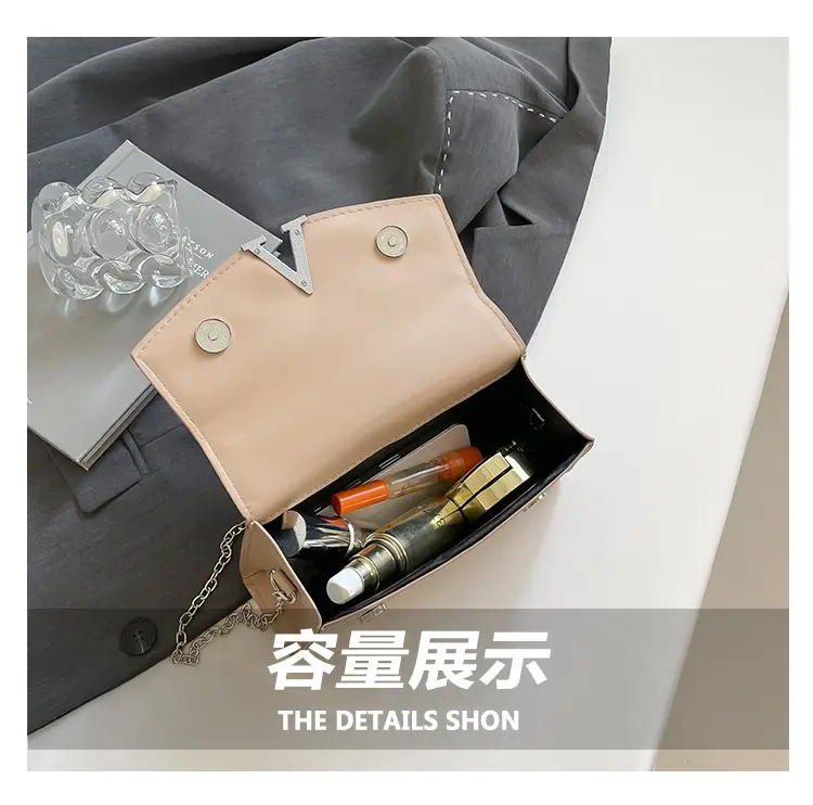 White Sparkly Square Crossbody Bag for Women — feature 8