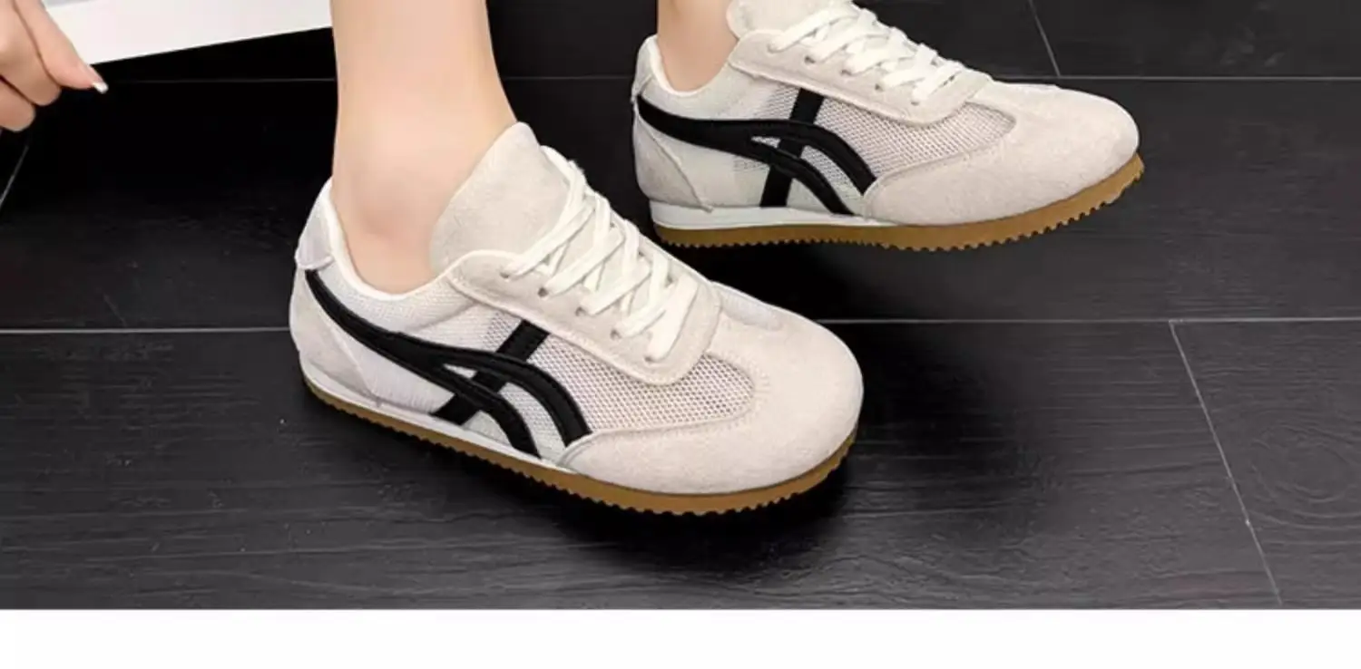 Women Retro Training Shoes Yellow White Mesh 2025 — feature 13