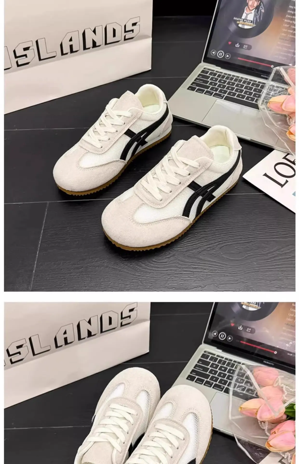 Women Retro Training Shoes Yellow White Mesh 2025 — feature 5