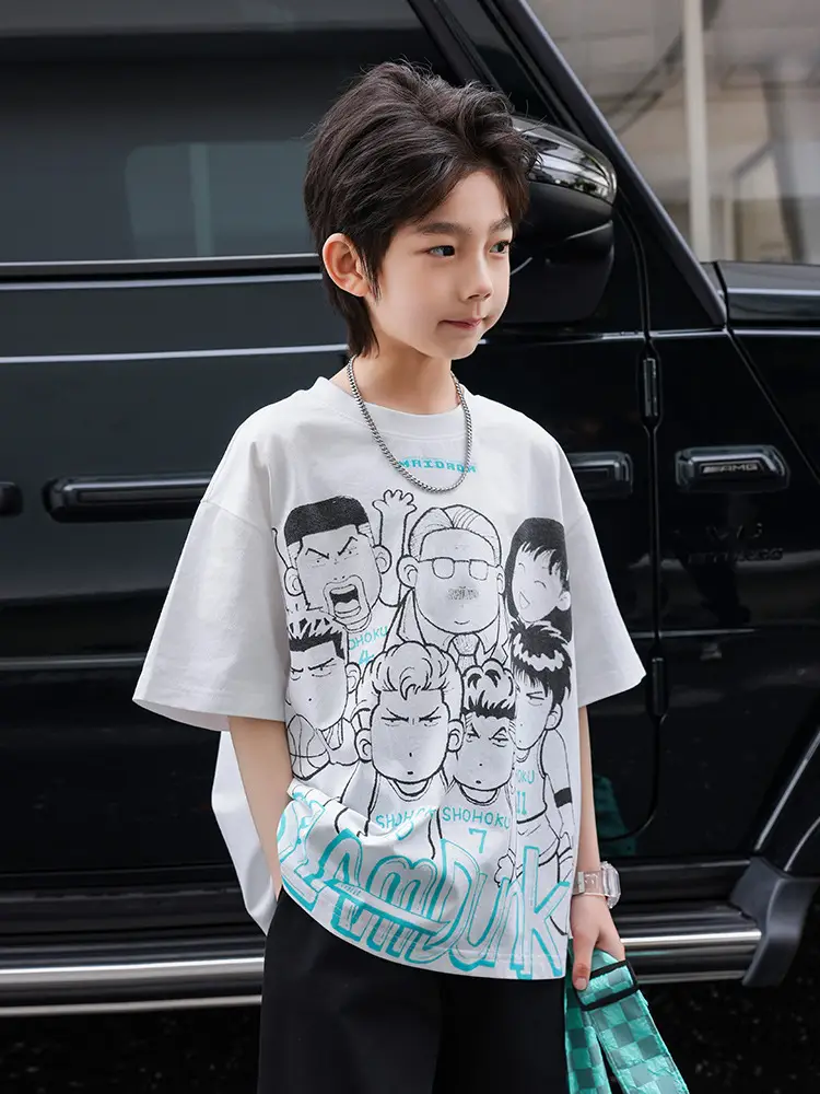 2025 Kids Printed T-Shirt Shorts Set Huzhou Zili - Image 5