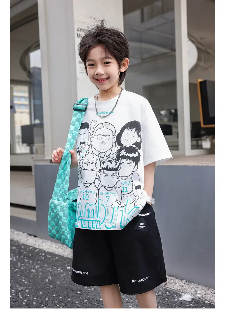 2025 Kids Printed T-Shirt Shorts Set Huzhou Zili — feature 26