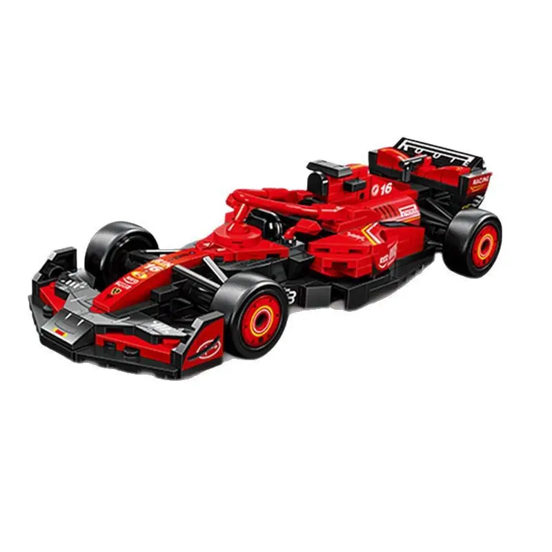 Senbao Formula F1 Racing Car 714569 Assembled sports car Car Model Children Boys Assembled Building Blocks Small Toys