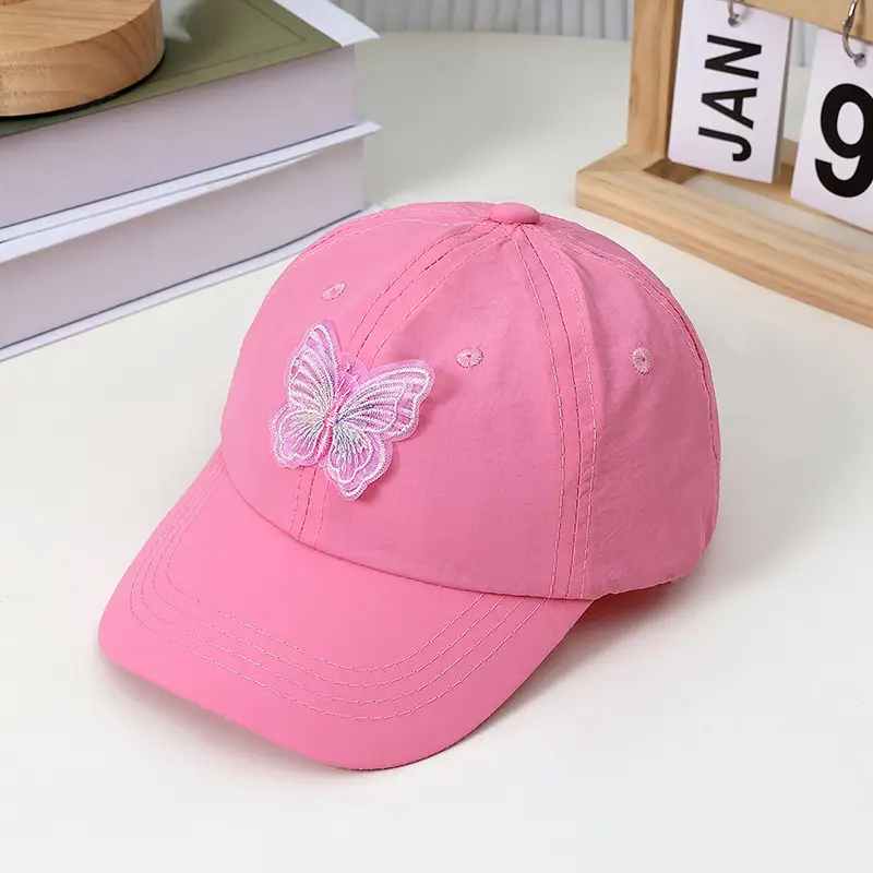 New Kids White Baseball Cap with "M" Logo