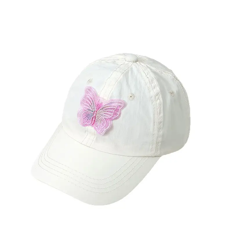 New Kids White Baseball Cap with "M" Logo