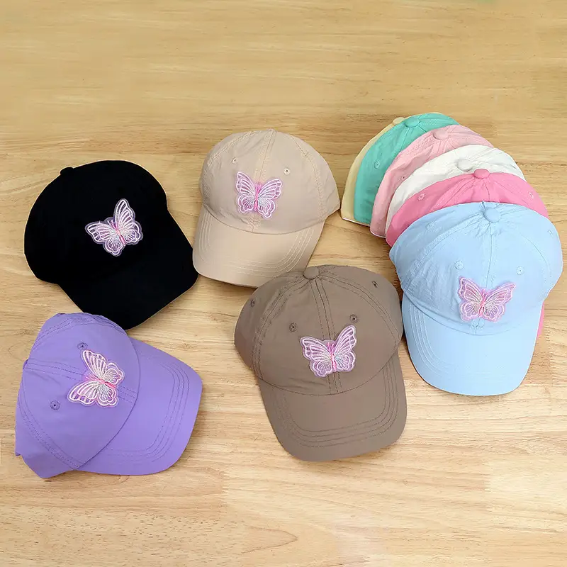 New Kids White Baseball Cap with "M" Logo — feature 3