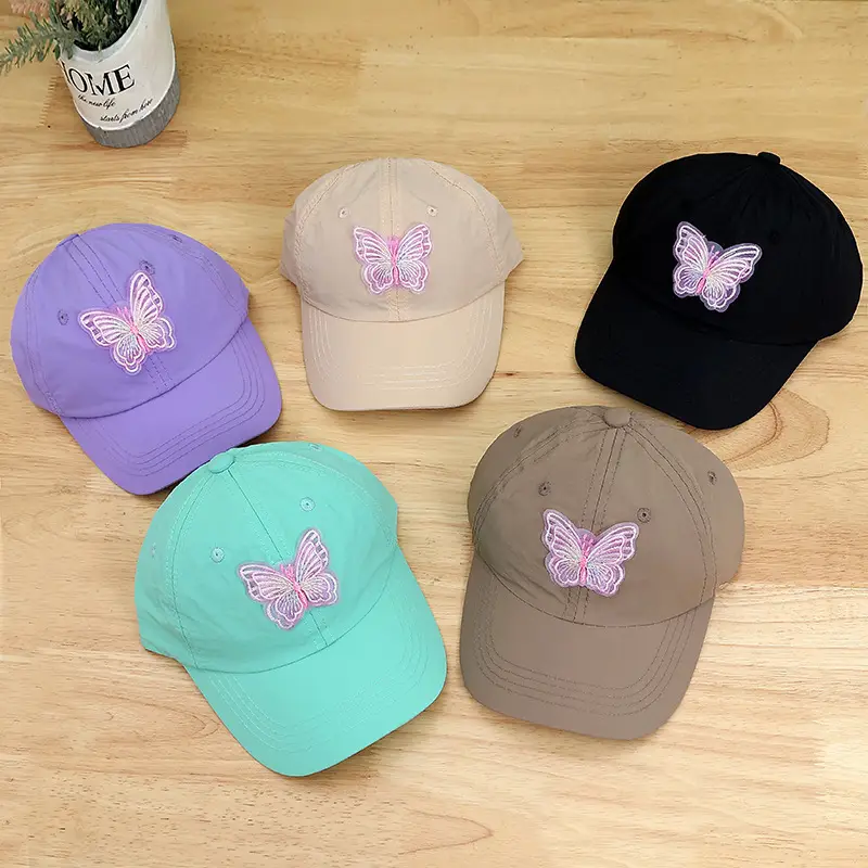 New Kids White Baseball Cap with "M" Logo — feature 4