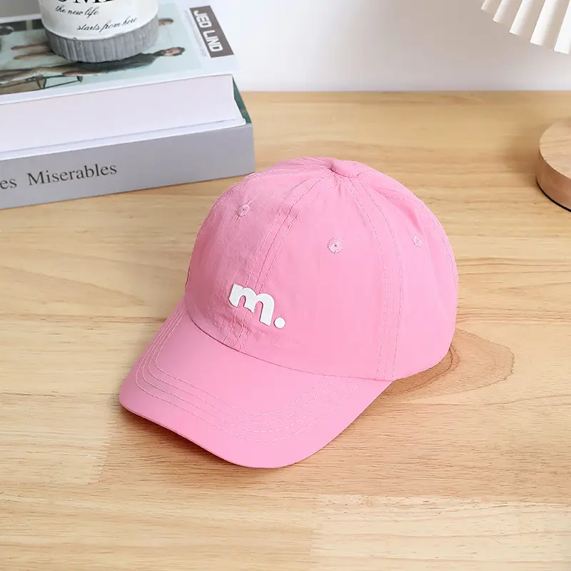 New Kids White Baseball Cap with "M" Logo