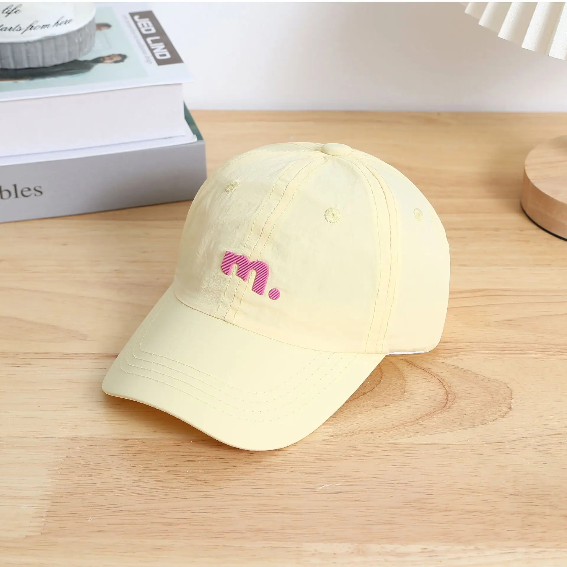 New Kids White Baseball Cap with "M" Logo