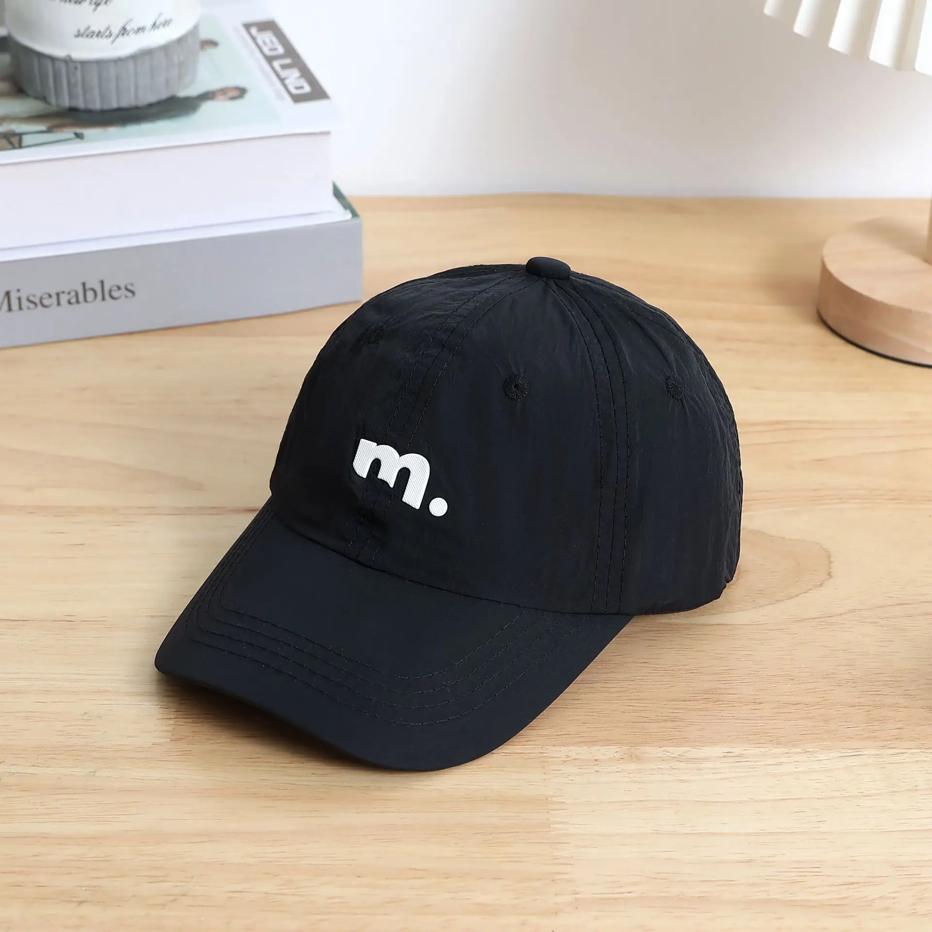 New Kids White Baseball Cap with "M" Logo